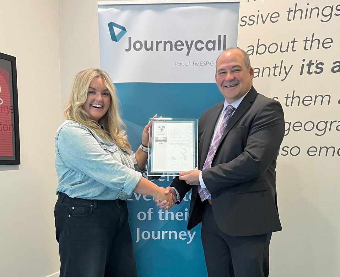 Featured image for “Journeycall presented with Silver Award”