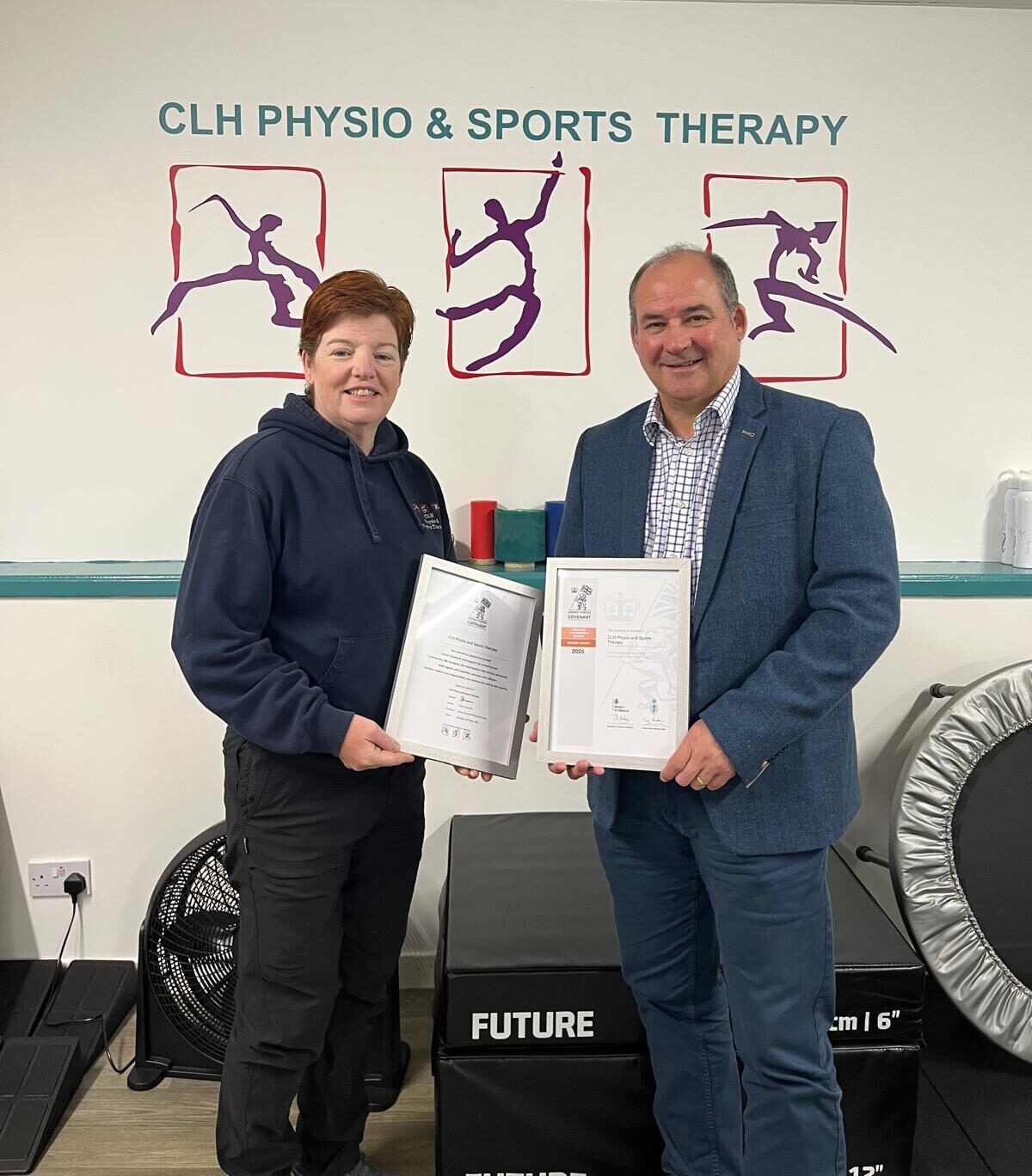 Featured image for “CLH Physio in great shape to help Armed Forces”