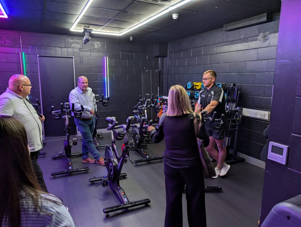 Highland God Network members enjoyed a tour of the gym at Sport Aberdeen's Jesmond sports complex.